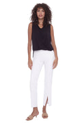 Up! Palermo Pull-on Pants in White available at Mildred Hoit in Palm Beach.