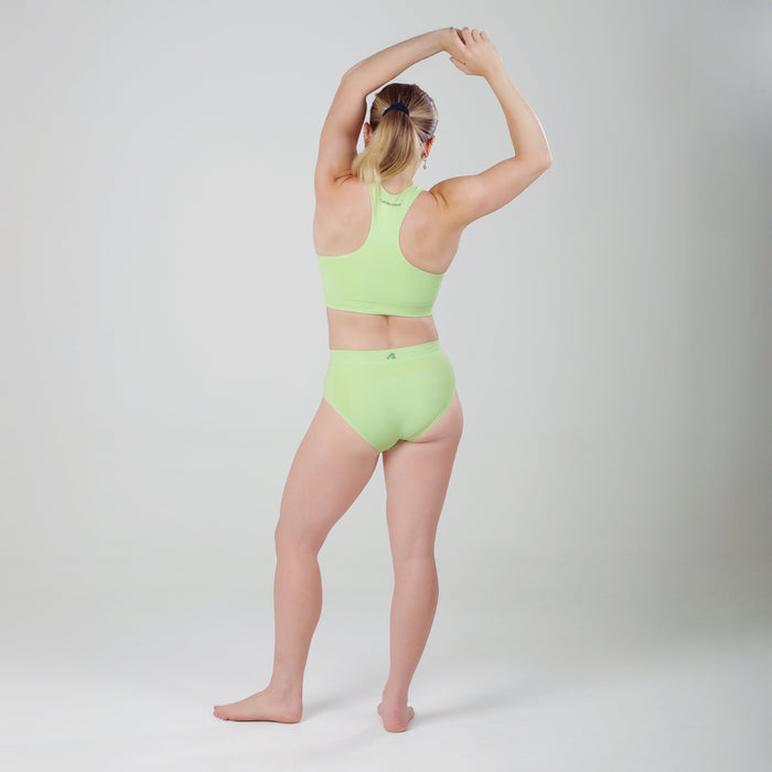 Women's Running Briefs - Paradise Green