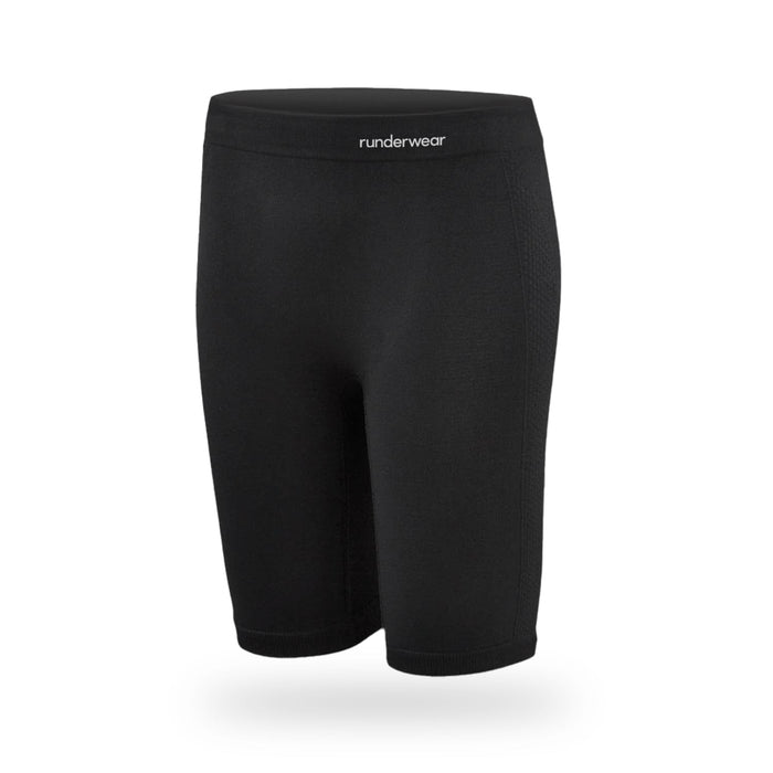 Women’s Running Long Boxer Shorts – Black