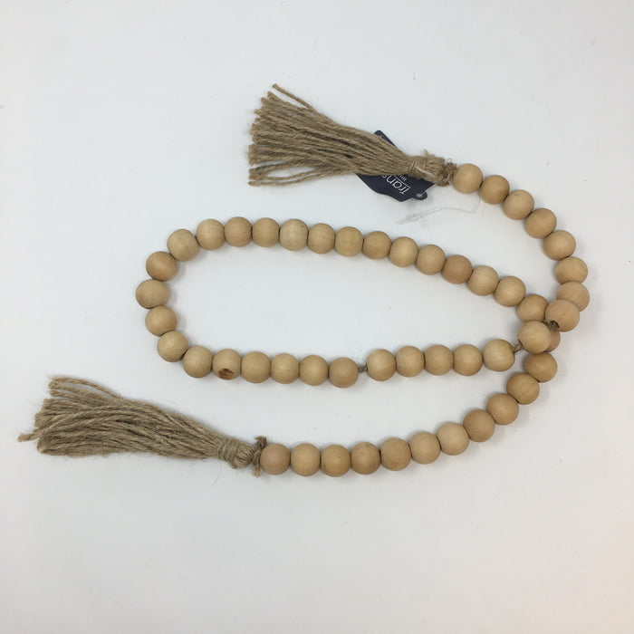Wood Beaded Garland — PD Home & Garden, view 2