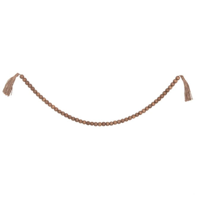 Wood Beaded Garland — PD Home & Garden, view 3
