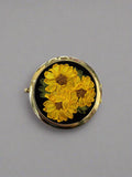 Yellow Sunflower Compact - Mildred Hoit